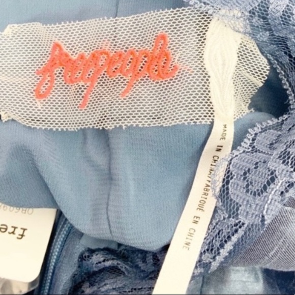 FP | Heart To Heart Crochet Floral Knit Romper - Picture 4 of 10